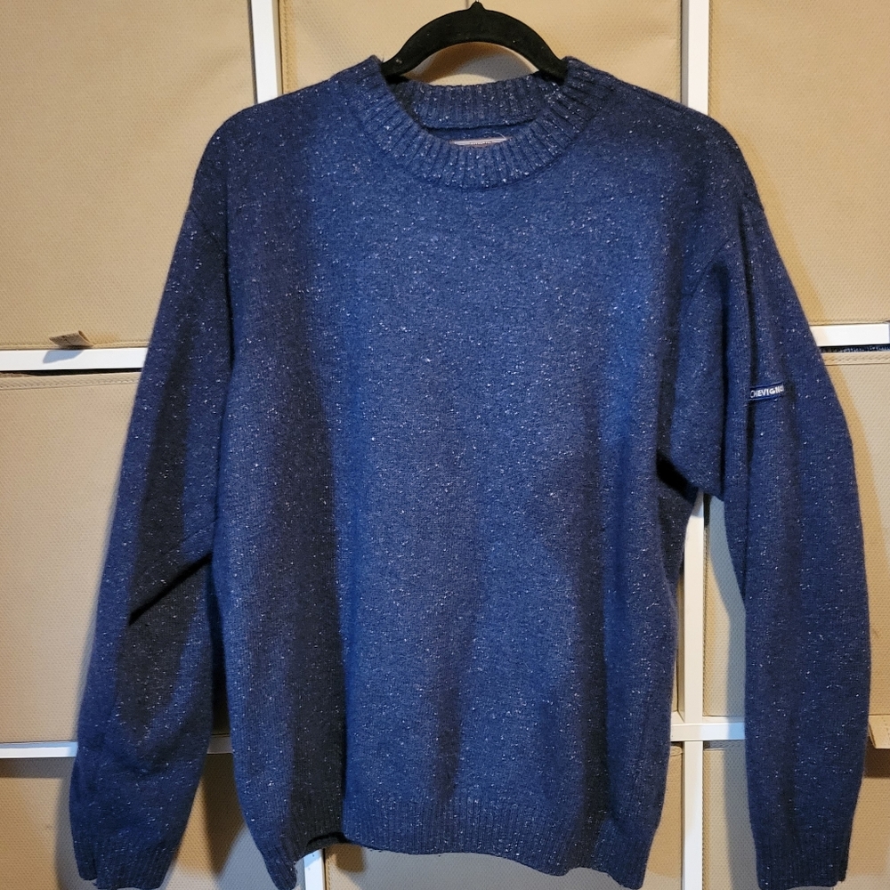 Vintage Chevignon Wool Silk Blend Men's L Crewneck Sweater